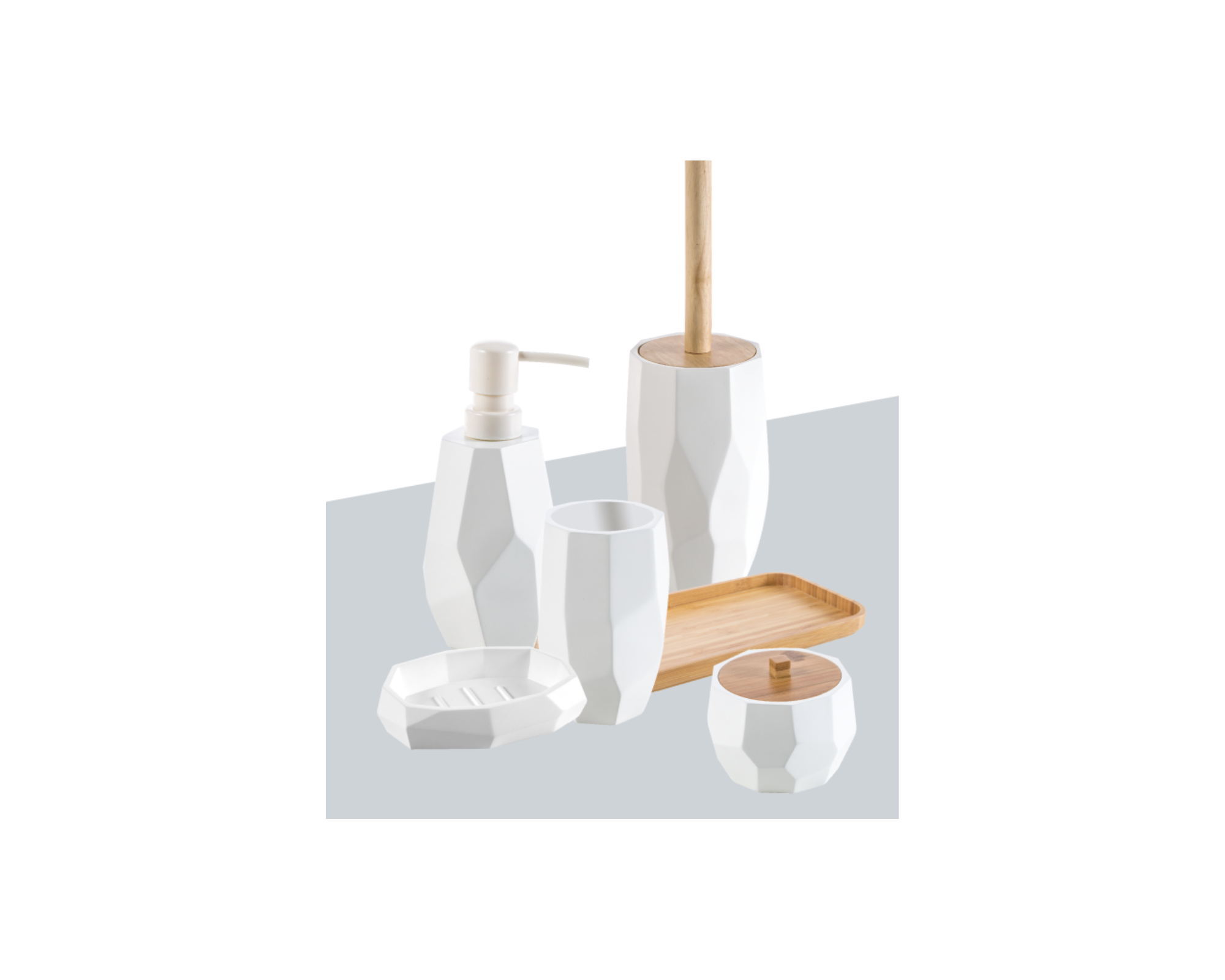 Porte-brosse Wc Surface Bamboo  4