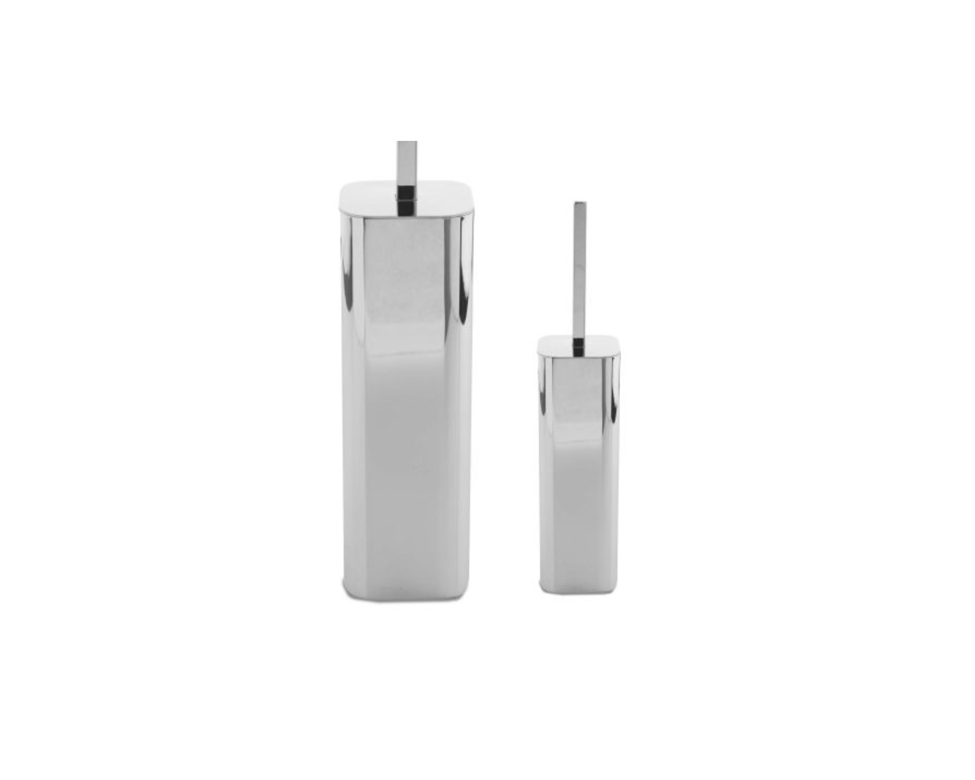 Porte-brosse Wc Silver Matt