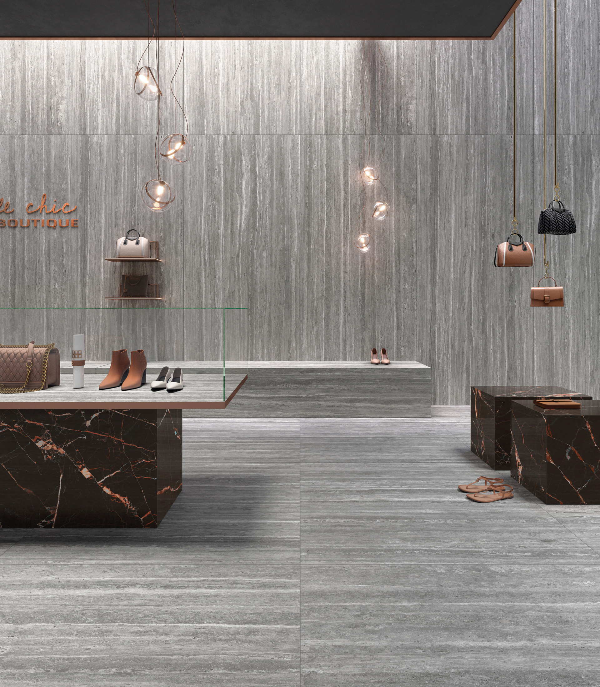 Elysian - Travertino Dark  3